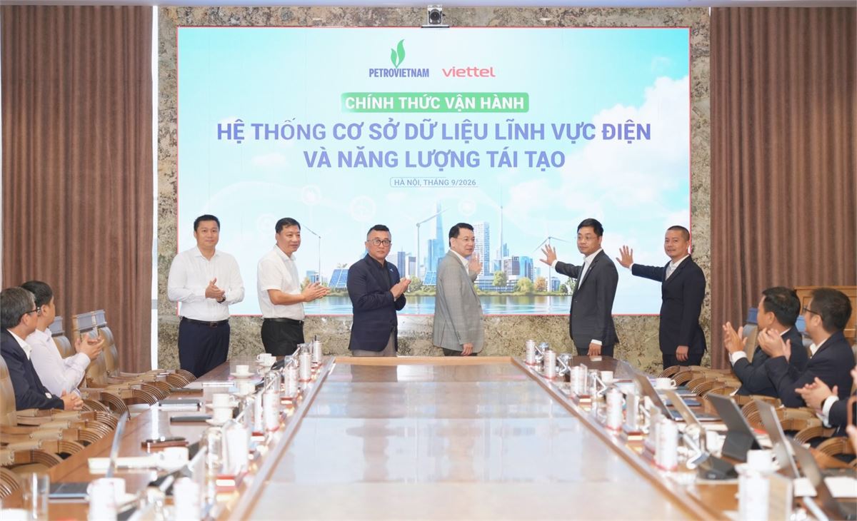 PETROVIETNAM chính thức vận hành Hệ thống Cơ sở dữ liệu lĩnh vực Điện và Năng lượng tái tạo