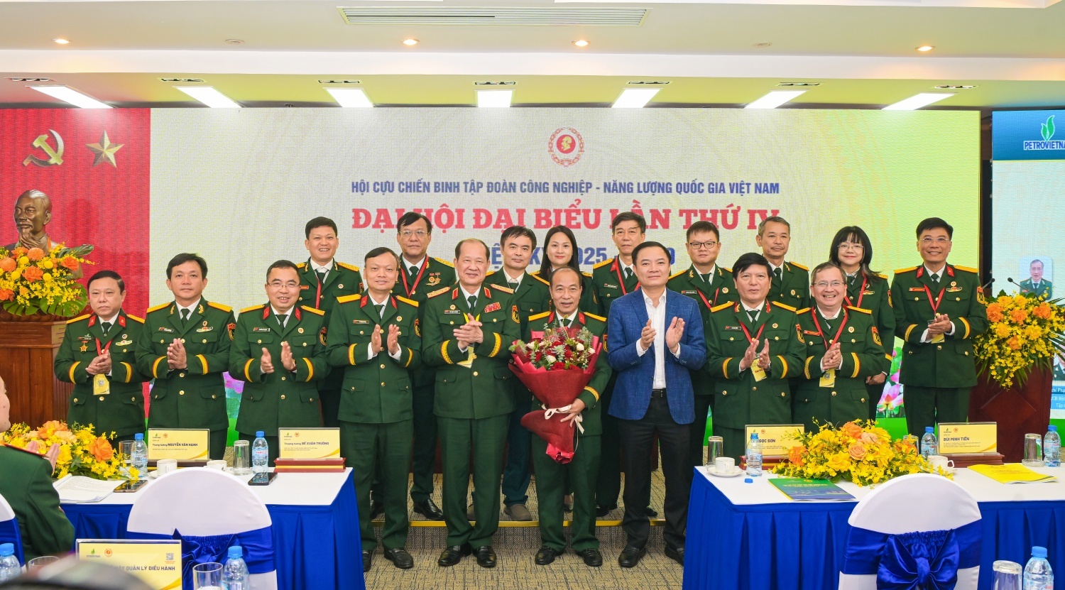 Đoàn đại biểu Hội CCB Petrovietnam tham dự Đại hội Đại biểu Toàn quốc Hội CCB Việt Nam lần thứ VIII