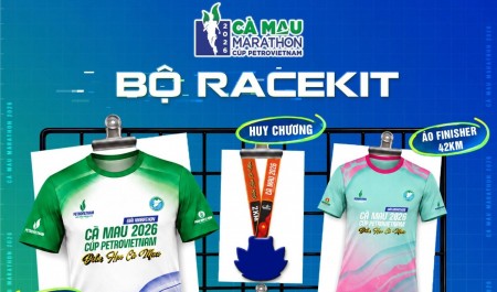 Racekit Cà Mau Marathon 2026 - Cúp PETROVIETNAM: Hành trang về Đất Mũi