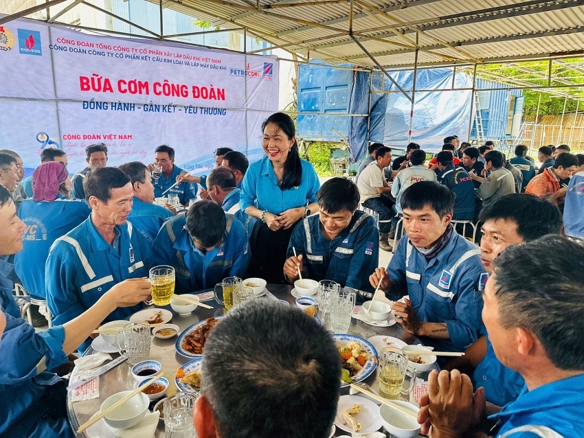 Công đoàn Petrovietnam triển khai “Bữa cơm Công đoàn”: Lan tỏa tinh thần sẻ chia, gắn kết người lao động