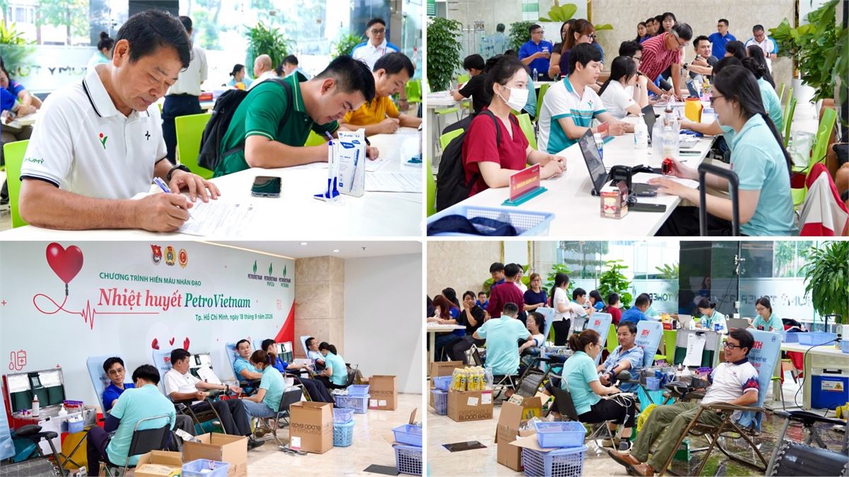 “Nhiệt huyết PETROVIETNAM” lan tỏa nghĩa tình từ những giọt máu hồng