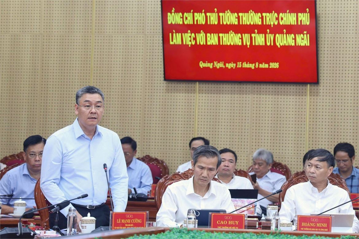 Tổng Giám đốc Lê Mạnh Cường: PETROVIETNAM tập trung nguồn lực xây dựng hệ sinh thái công nghiệp và năng lượng tại Dung Quất