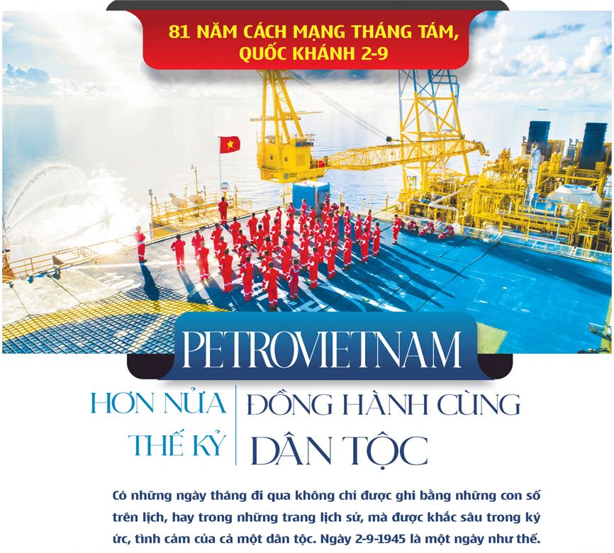 PETROVIETNAM hơn nửa thế kỷ đồng hành cùng dân tộc