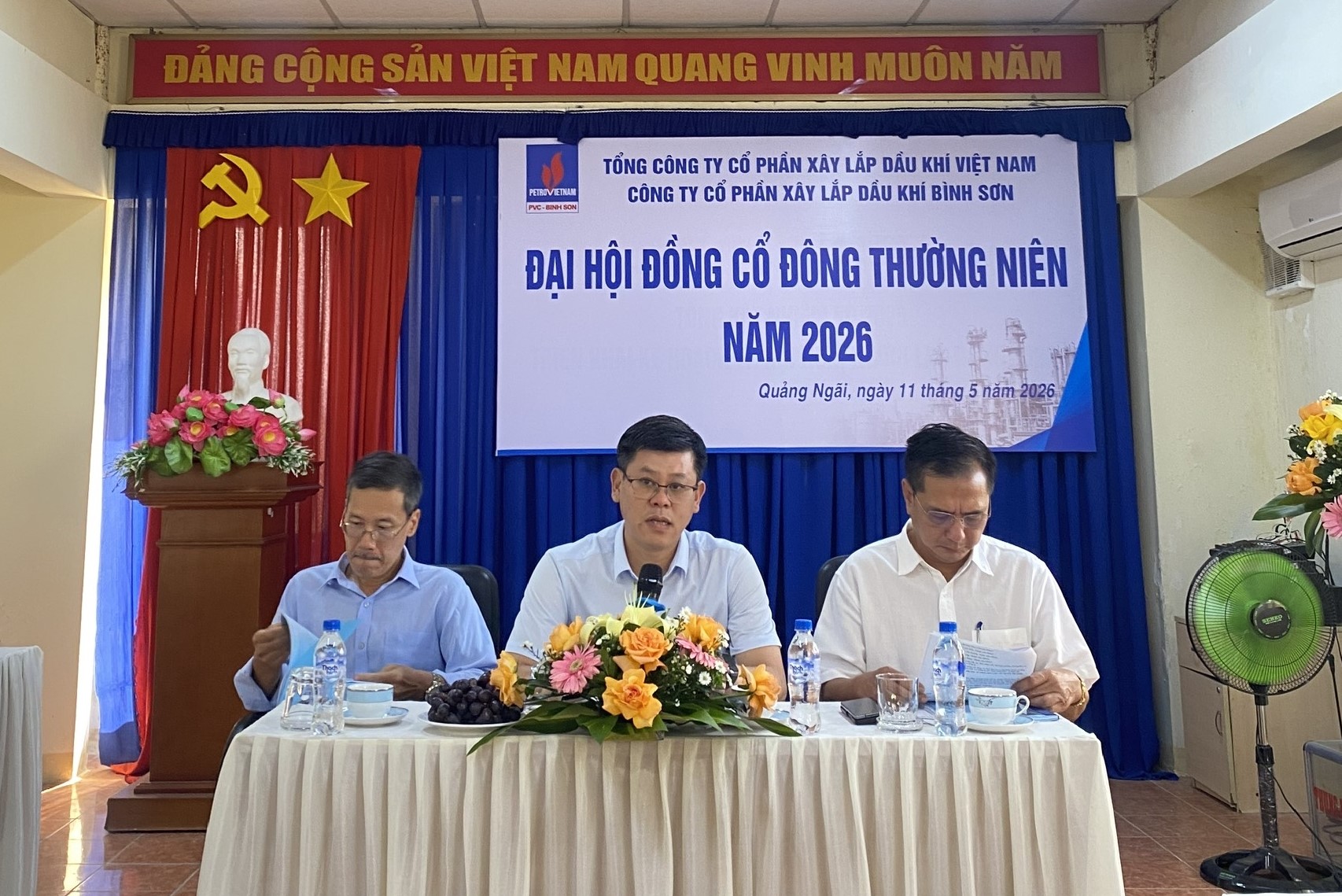 ĐẠI HỘI ĐỒNG CỔ ĐÔNG THƯỜNG NIÊN NĂM 2026 CÔNG TY CỔ PHẦN XÂY LẮP DẦU KHÍ BÌNH SƠN