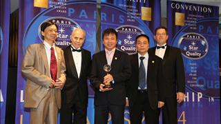 PVC-MS vinh dự nhận giải thưởng Cúp vàng – Ngôi sao quốc tế dẫn đầu về chất lượng – Paris 2014