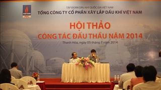 PVC tổ chức Hội thảo về Công tác đấu thầu năm 2014
