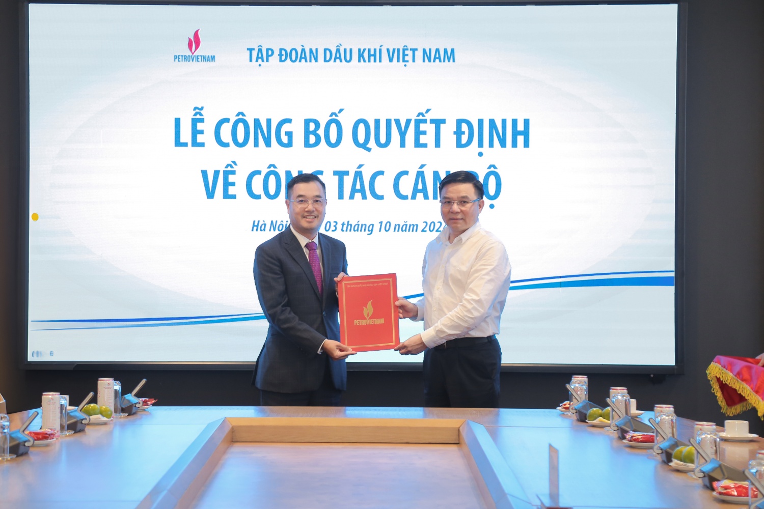 Petrovietnam công bố quyết định bổ nhiệm Trưởng Ban Quản lý Hợp đồng dầu khí