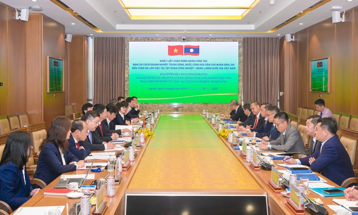 Petrovietnam đón Đoàn công tác Ban cải cách Doanh nghiệp Trung ương Lào đến thăm và làm việc