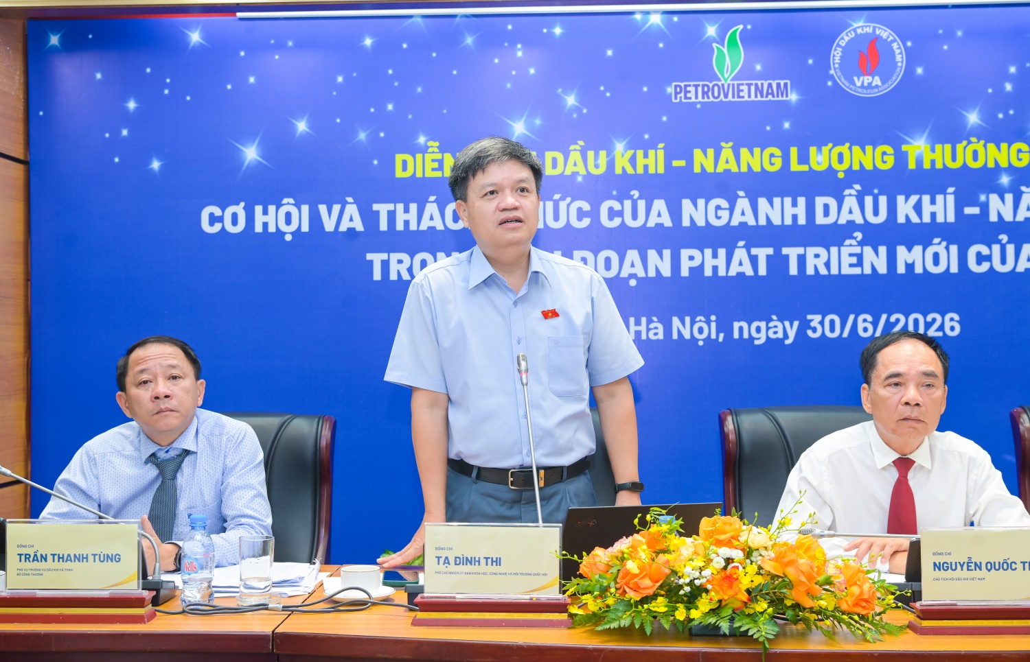 Phó Chủ nhiệm Ủy ban Khoa học, Công nghệ và Môi trường của Quốc hội Tạ Đình Thi:  Hoàn thiện thể chế để mở đường cho năng lượng mới
