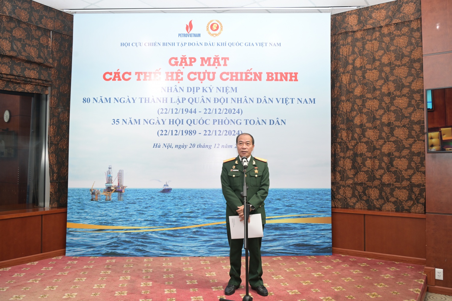 Hội Cựu chiến binh Tập đoàn Dầu khí Quốc gia Việt Nam gặp mặt, giao lưu các thế hệ cựu chiến binh