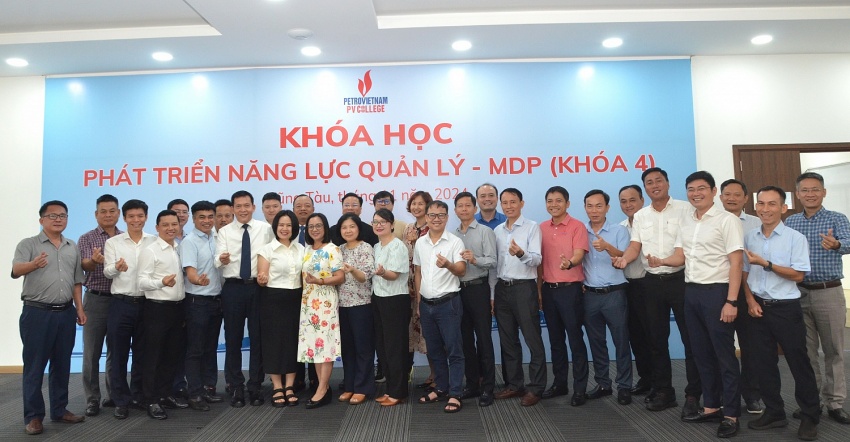 Petrovietnam tổ chức khóa đào tạo phát triển năng lực quản lý cho cán bộ nhân viên