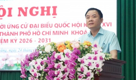 Đồng chí Lê Ngọc Sơn tiếp xúc cử tri, vận động bầu cử đại biểu Quốc hội khóa XVI