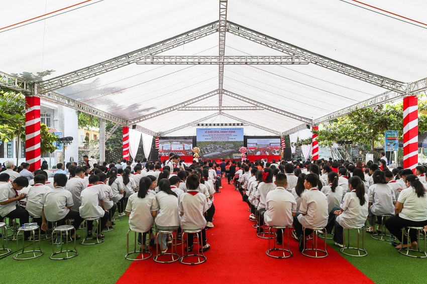 [Chùm ảnh] Petrovietnam đồng hành xây dựng Trường phổ thông Dân tộc nội trú TH & THCS Phong Thổ, tỉnh Lai Châu