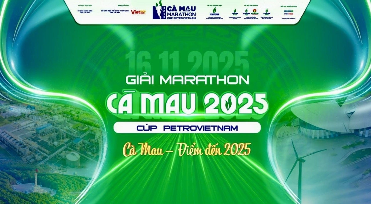 Giải Marathon - Cà Mau 2025 Cúp Petrovietnam sẵn sàng khởi tranh