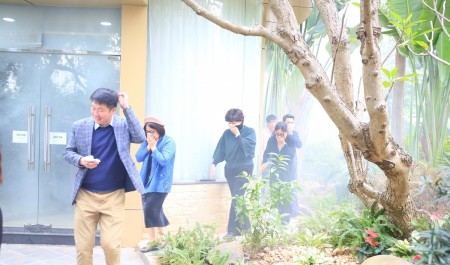 Petrovietnam tổ chức khóa huấn luyện phòng cháy, chữa cháy và thoát nạn nhà cao tầng