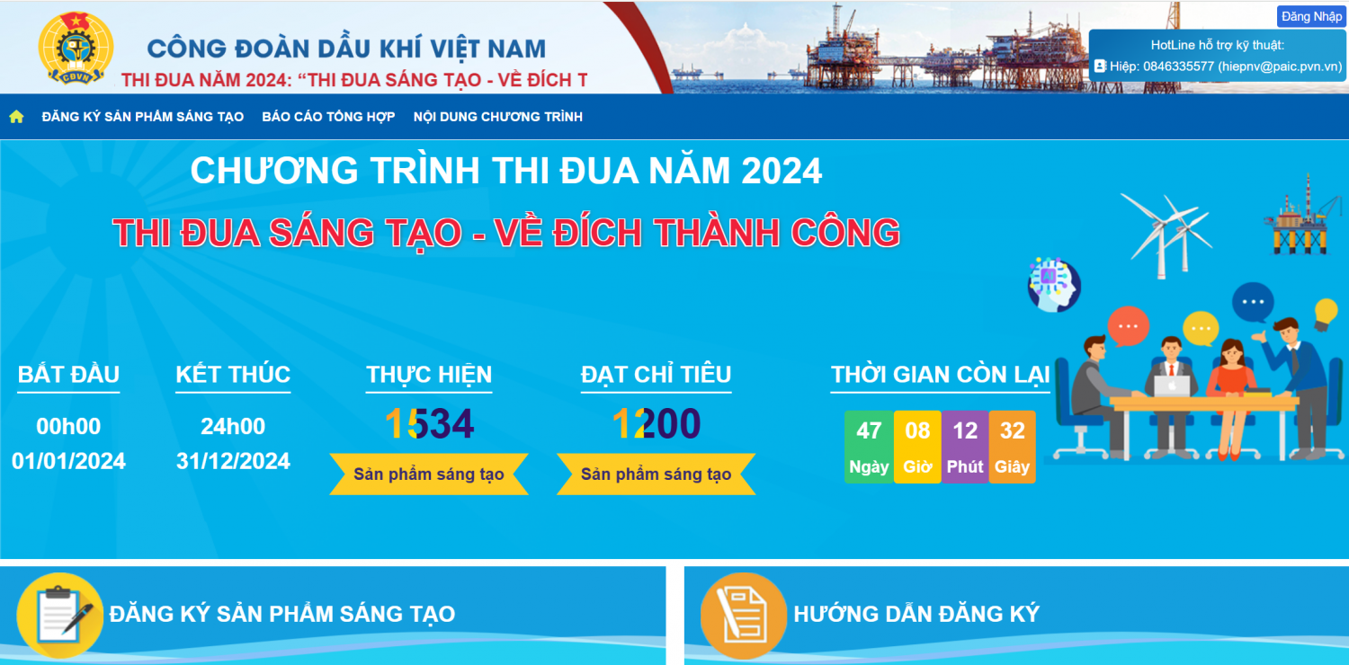 Hơn 1.500 sáng kiến được tạo ra trong chương trình “Đổi mới sáng tạo Dầu khí” năm 2024