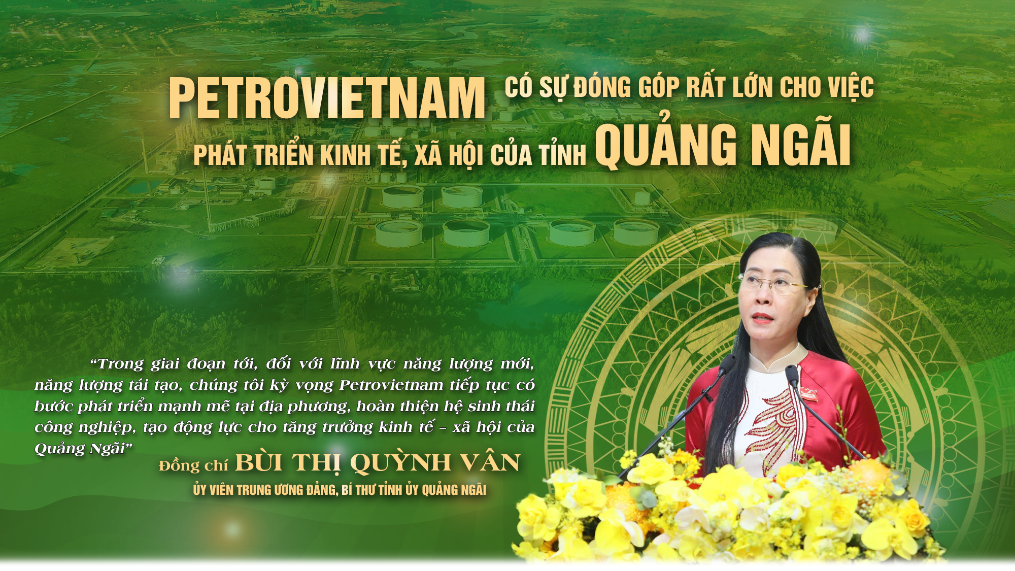 [Magazine] Petrovietnam có sự đóng góp rất lớn cho việc phát triển kinh tế, xã hội của tỉnh Quảng Ngãi