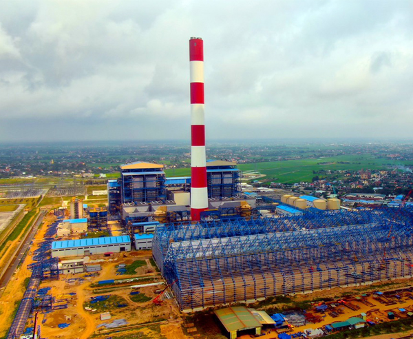 Nhà máy Nhiệt điện Thái Bình 2 tại xã Mỹ Lộc huyện Thái Thuỵ, Tỉnh Thái Bình